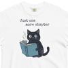 Comfort Colors Funny Reading Shirt, Just One More Chapter, Coffee and Cat Lover Librarian Shirt, Book Club Shirt, Bookworm Gift