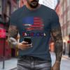 Men's Printed Short Sleeve T-Shirt Men's Loose Casual Short Sleeve Top