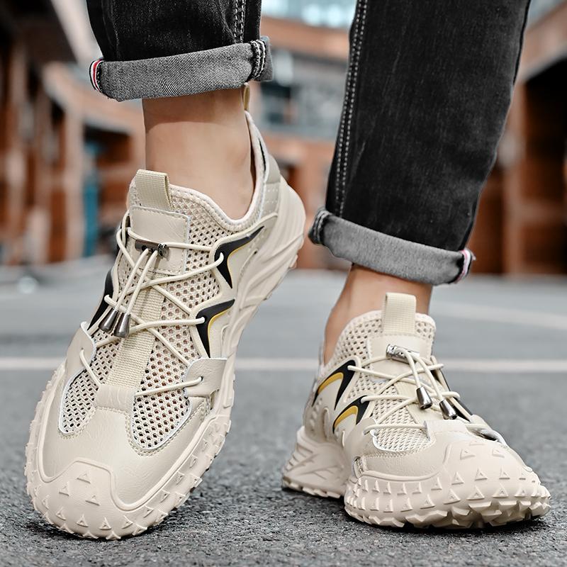 Дышащая мужская обувь, трендовая удобная повседневная обувь, мужские кроссовки, мокасины, мужская обувь на плоской подошве