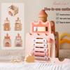 Cross-Border Children's Educational Toy Set: Castle 5-in-1 Shape Matching, Stacking, Knocking, and Piano Enlightenment Toys for Babies