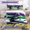 3pcs Custom Name Jujutsu Kaisen Bedding Set Duvet Cover Closure Includes 1 Duvet Cover & 2 Pillowcases, Soft and Comfortable for All Seasons.