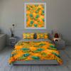 Pineapple tropical print. Bedding Duvet cover sets Duvet covers Pillowcases gifts (1 * Duvet Cover 2 * Pillowcases, without duvet insert)