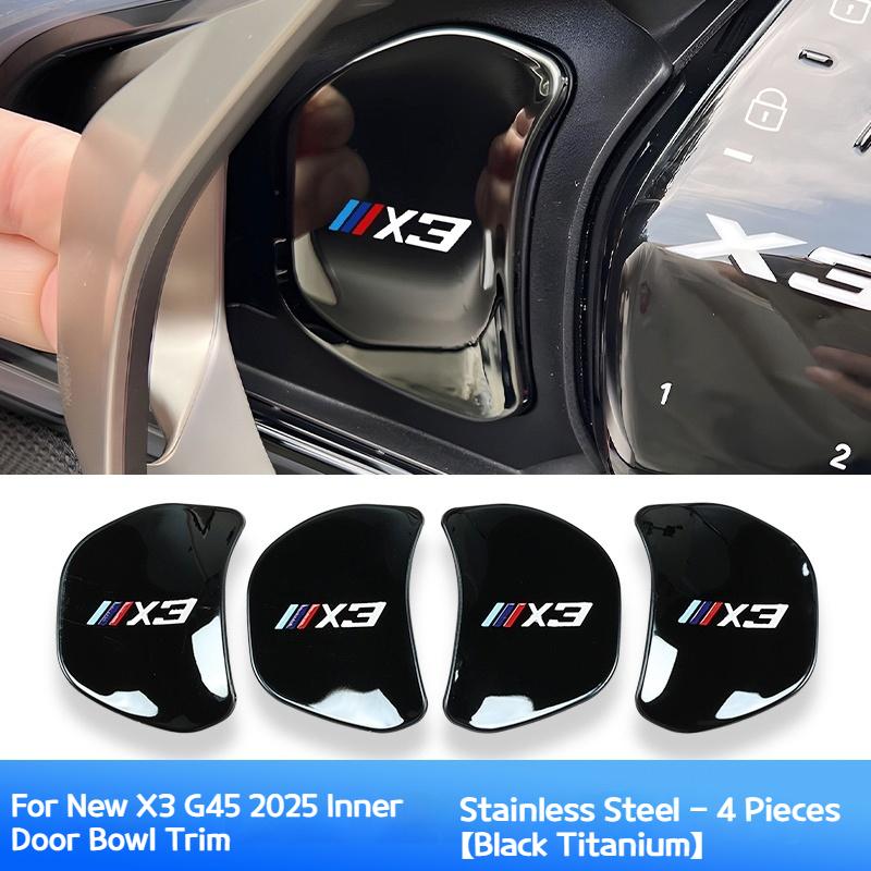 BBJI7 For BMW X5 X3 5 series i5 G05 G60 G45 2019-2025 Anti-scratch stickers door bowls inside the car and hand-in-hand door handles
