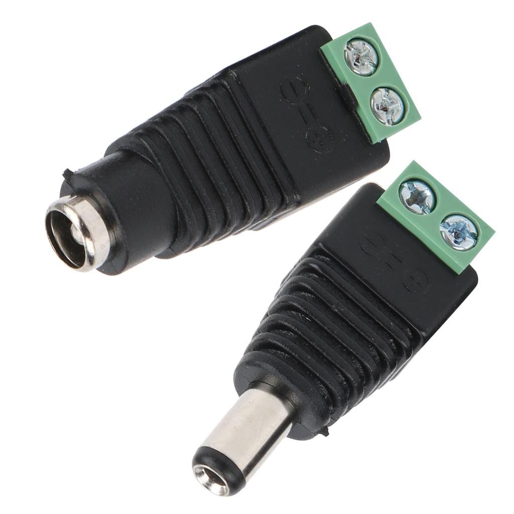 5.5x2.5mm DC Power Connector Jack Male&Female CCTV Power Adapters for Camera Converter