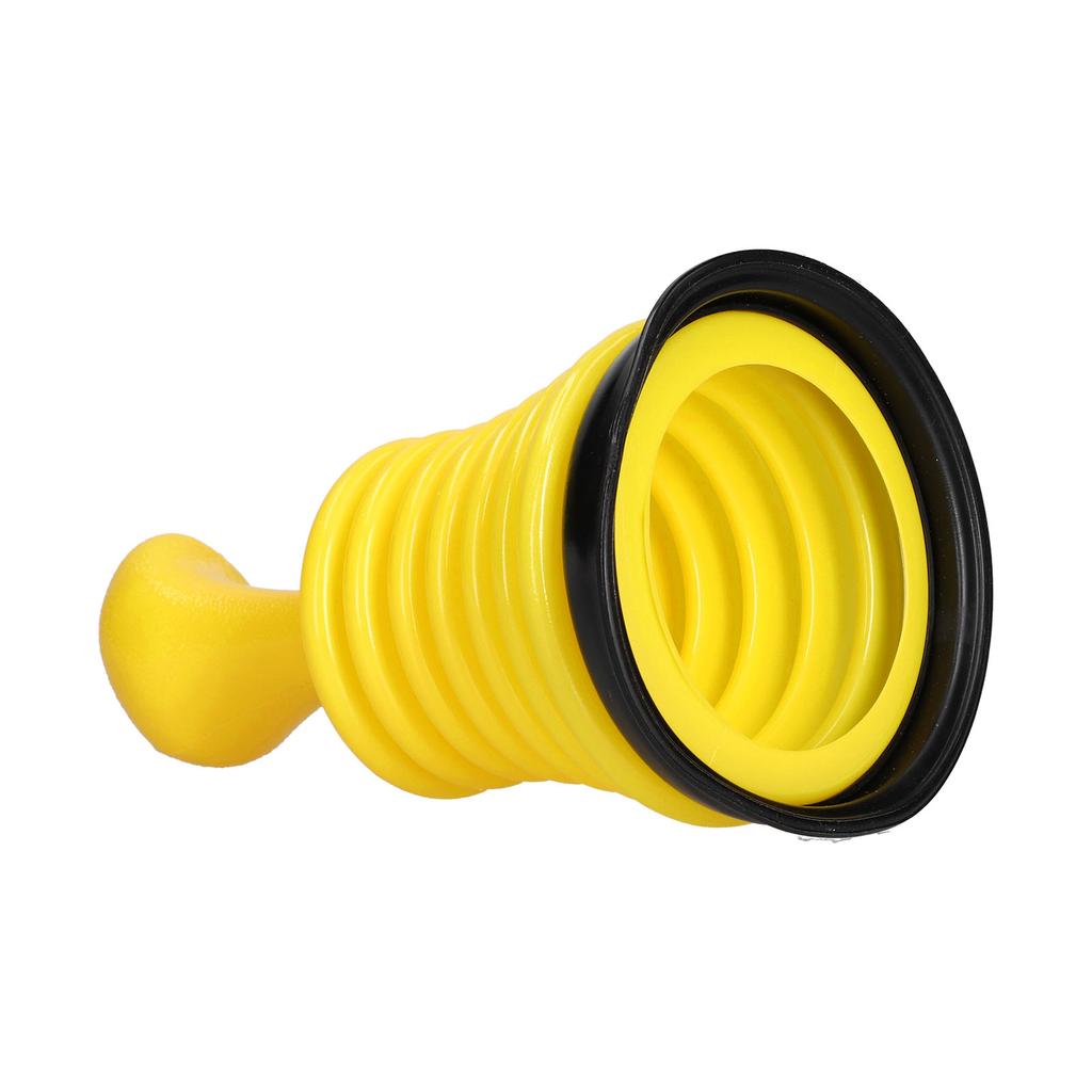 Toilet Drain Plunger Anti Blocking Manual Sewer Pipeline Dredge Tool for Kitchen Bathroom Yellow