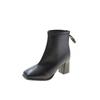 2024 Autumn and Winter New Women's Shoes Fashion Versatile Mid Length Boots Trendy Women