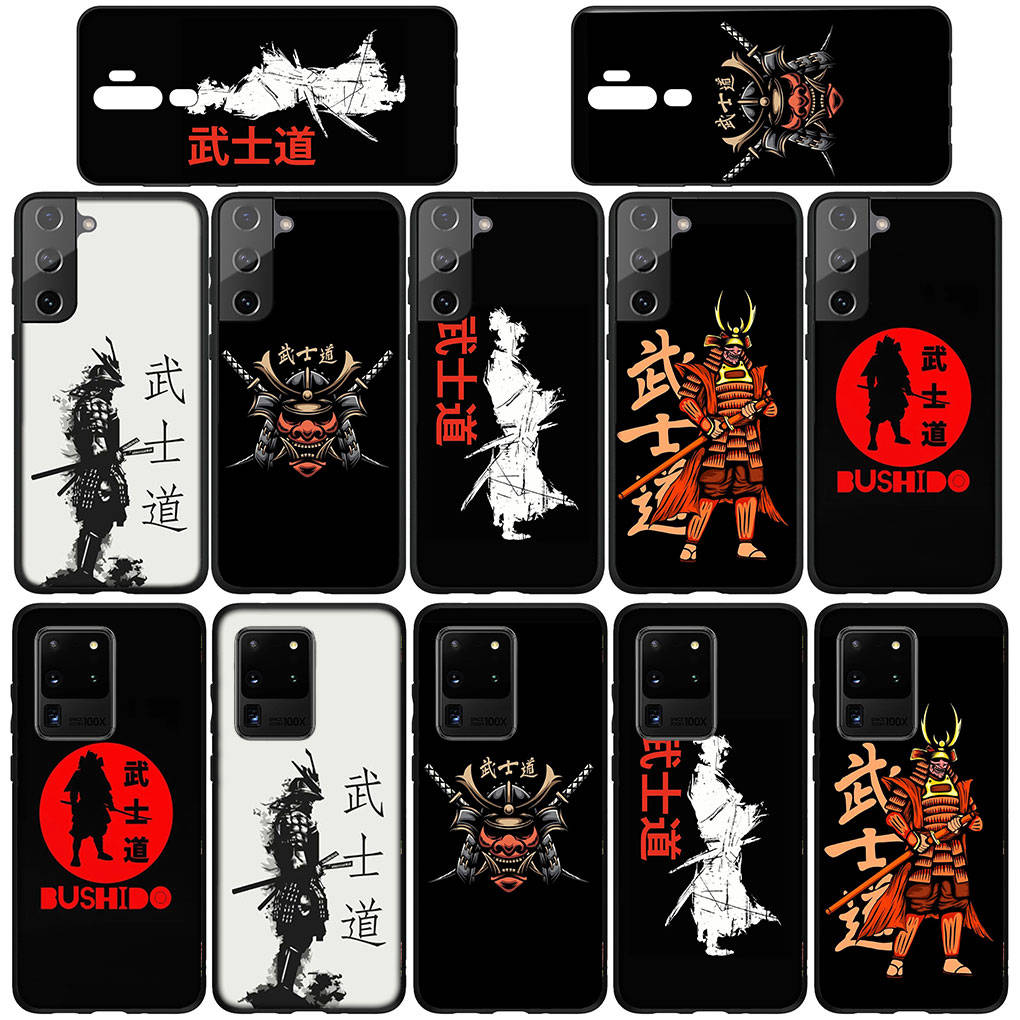 Чехол для iPhone 16 15 Xiaomi Redmi Note 14 13 12 11 Pro Max X 8 9 16e Samsung Galaxy S25 S24 S23 Moto OPPO Huawei Bushido Samurai Yin Yang Чехол для телефона
