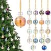 12Pcs/box Colorful Sun Catcher 22mm Christmas Tree Decoration Christmas Ball Ornaments Party