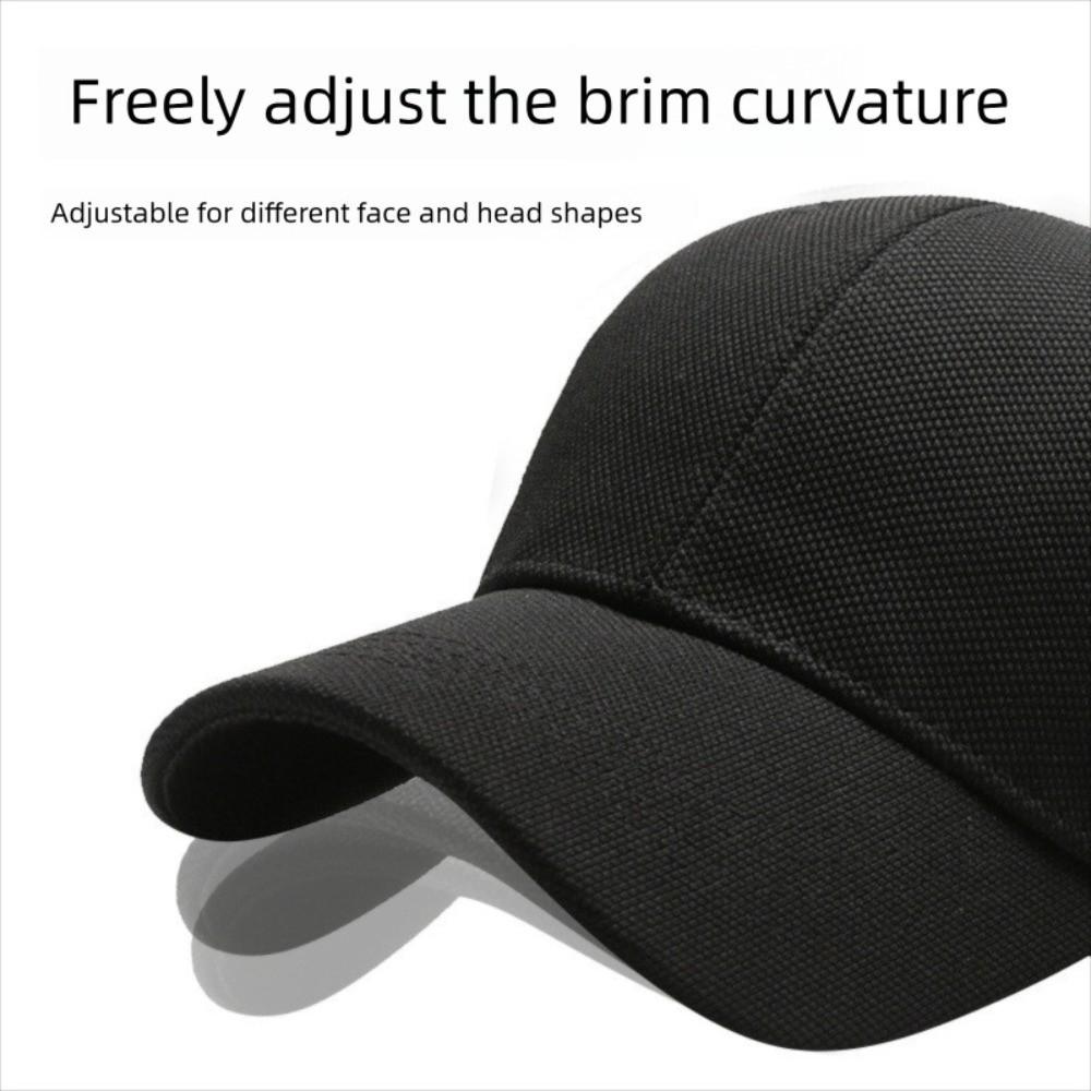 Trendy Simple Design Pineapple Cloth Cap Breathable UV Protection Sunshade Hat Adjustable Large Head Cover Unisex