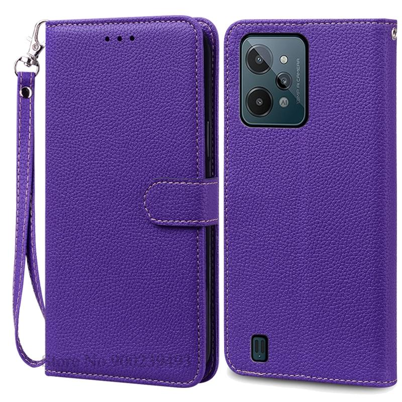 Для Realme C31 Чехол-книжка из кожи с откидной крышкой для Realme C31 Чехол-книжка с подставкой для Realme C31 Чехол-коробка Fundas