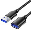 USB 3.0 Удлинительный кабель, папа-мама, для зарядки, передачи данных, компьютера, принтера, клавиатуры, мыши и USB-накопителя