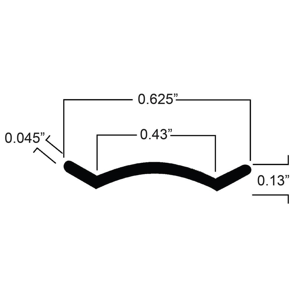 QPN Insert Molding Trim Screw Cover for and Travel 35 Black 5/8" RV, Camper, Trailer, Ft, (5/8VTx)