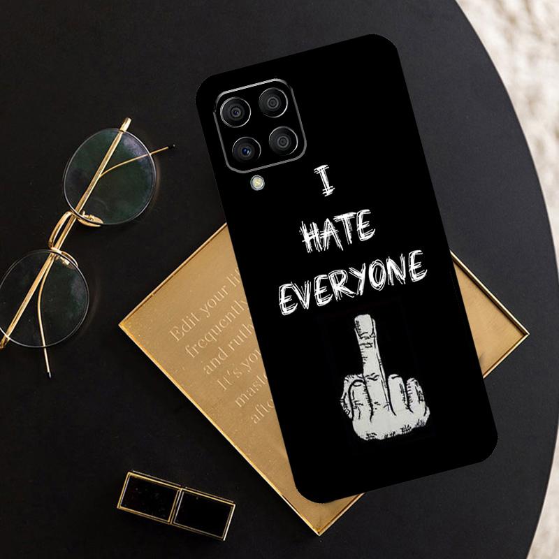 Cartoon Middle Finger For Samsung Galaxy M12 M13 M14 M15 M35 M55 M34 M54 M33 M53 M21 M31 M11 M32 M52 M06 M16 Case