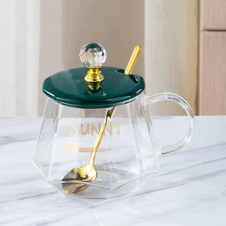 Creative Heating Constant Temperature Cup Mug Glass Water Cup Coffee Cup Milk Cup Breakfast Cup