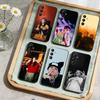 Чехол для телефона singer Y-Young Miko для Samsung Galaxy A73, 21, 22, 32, 71, 53, 52, 51, 80, 5G, мягкая черная крышка