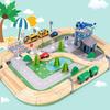 70-Piece Wooden Train Track Set for Ages 2-7: Interactive Educational Toy