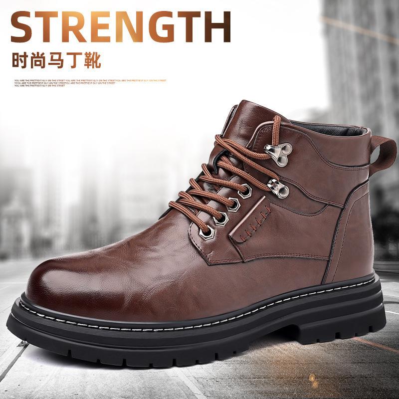 Ботинки Martin мужские британские локомотивные хлопковые туфли средней высоты мужские на платформе мужские инструментальные ботинки зимние ботинки