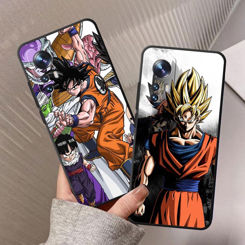 Чехол для телефона Anime Dragon Son для Xiaomi Mi 10 10S 12S 11T 12 Pro 11 Lite 11X 10T 11i 12X G-Gokus Funda Capa TPU Soft Black Cover