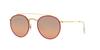 Солнцезащитные очки RB3647N Legend Gold Matte Pink Grey Mirror Gradient Lens 51 [Ray-Ban] + Fuchsia/Crystal