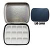 12grid Mini Palette Watercolor Box Portable Empty Watercolor Metal Box for Art Use TSH02