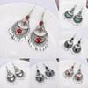 Fashion Women Dangle Hollow Charm Hook Earrings Wedding Jewelry Gift Bohemia