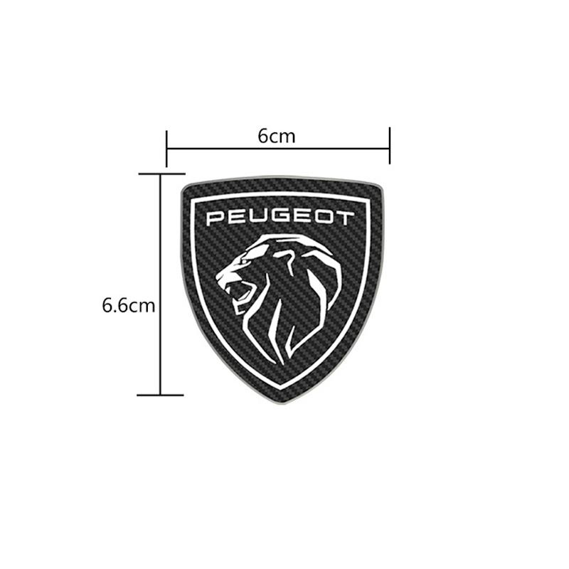 Stainless Steel for Peugeot Lion Badge Car Rear Sticker Front Emblem Steering Wheel Logo 308 3008 2008 306 307 408 407 5008 508