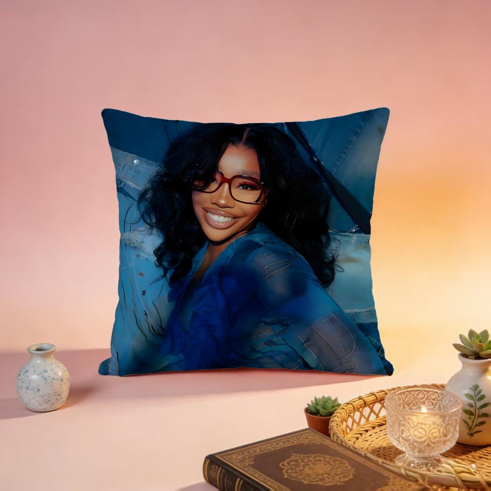 Hot SSZAable Cushion Cover Premium SkinFriendly Pillow Case MultiPurpose for Home Office Travel