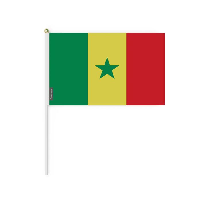 Drapeau - Sénégal - Mini Drapeau - 30 X 45 Cm - Polyester - Recto/Verso