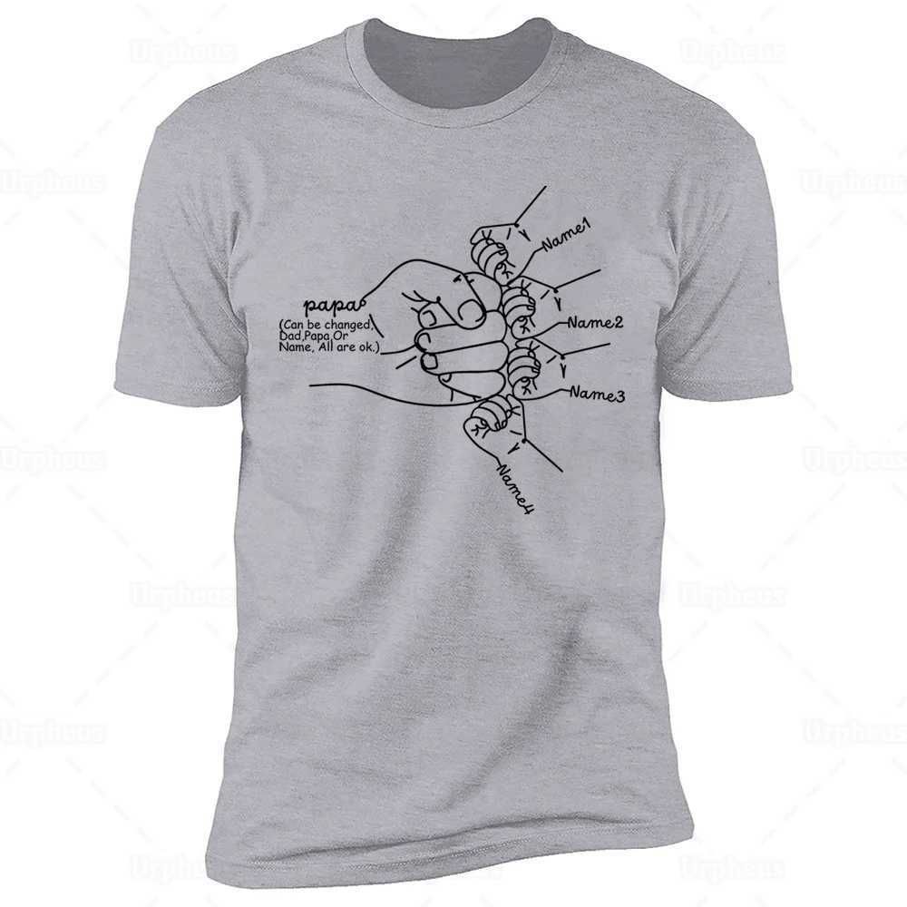 Mens T Shirts Hand Drawn Dad Fist Bump Dad Day Shirt Custom Dad Shirt Personalized TShirt Grandpa Graphic Fun Cute TShirt