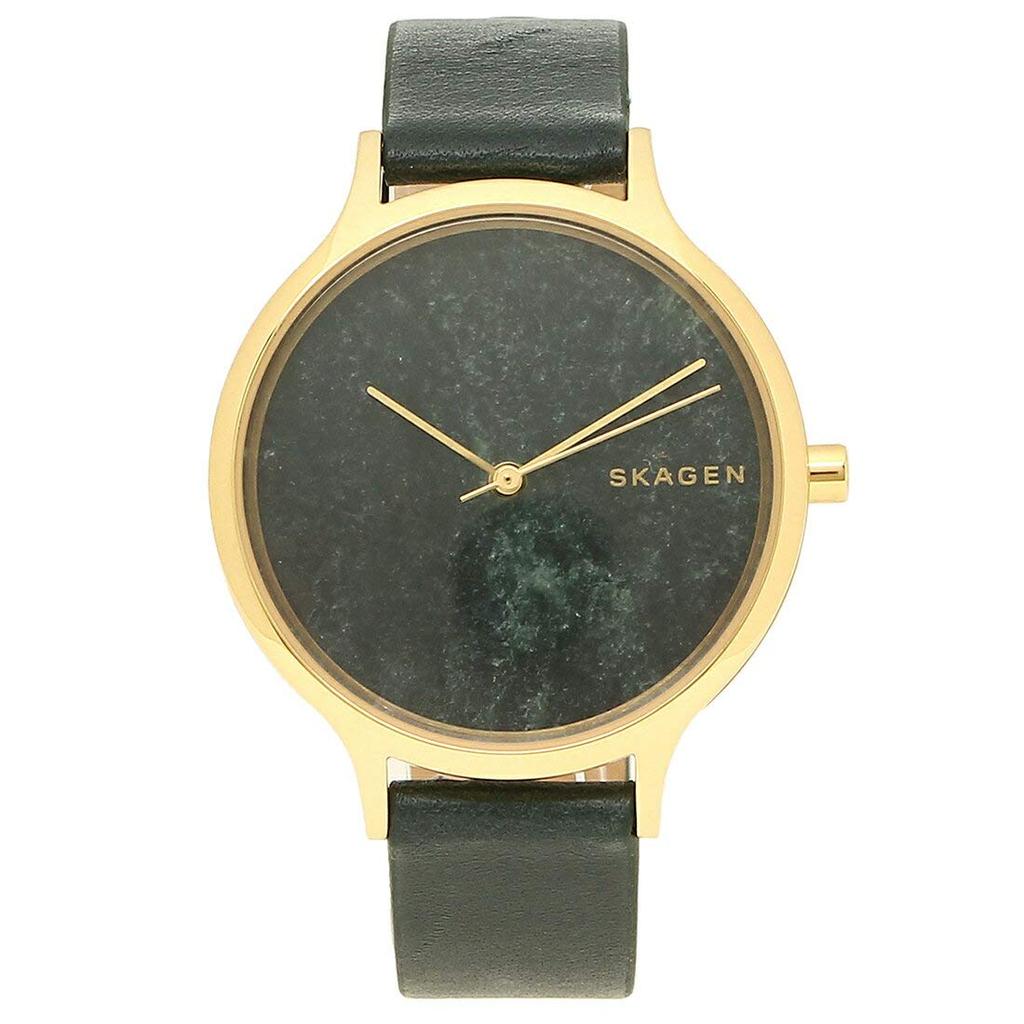 SKAGEN Watch Women Green Yellow Gold SKW2720