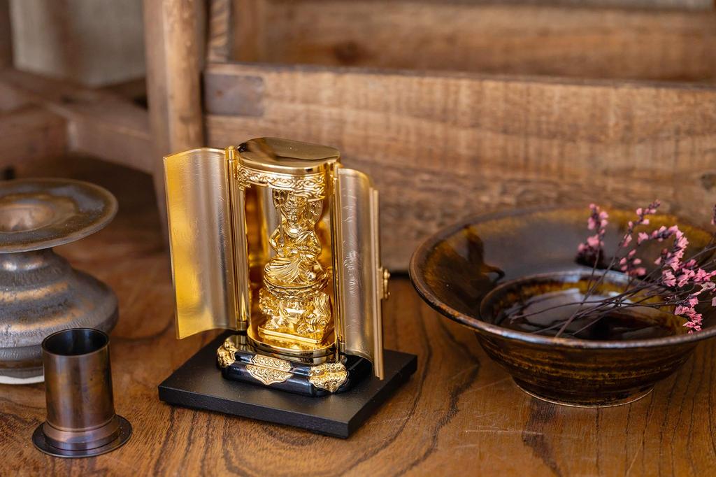 Статуя Будды Манджушри Бодхисаттва с Дзуси Буддист Кагеаки Ватанабэ Оригинал в год Зодиака хранитель основное изображение Зодиак Такаока бронза