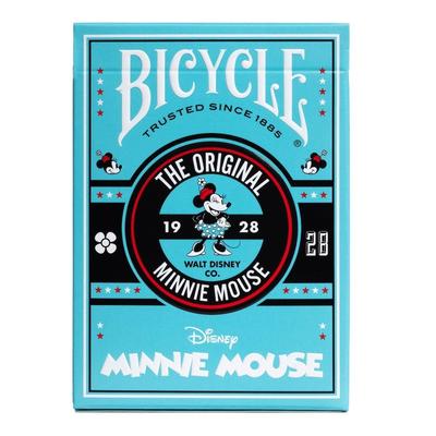 Игральные карты Tenyo Disney Bicycle, Классическая Минни Маус, Покерный размер (6,3см х 8,8см), Возраст от 6 лет