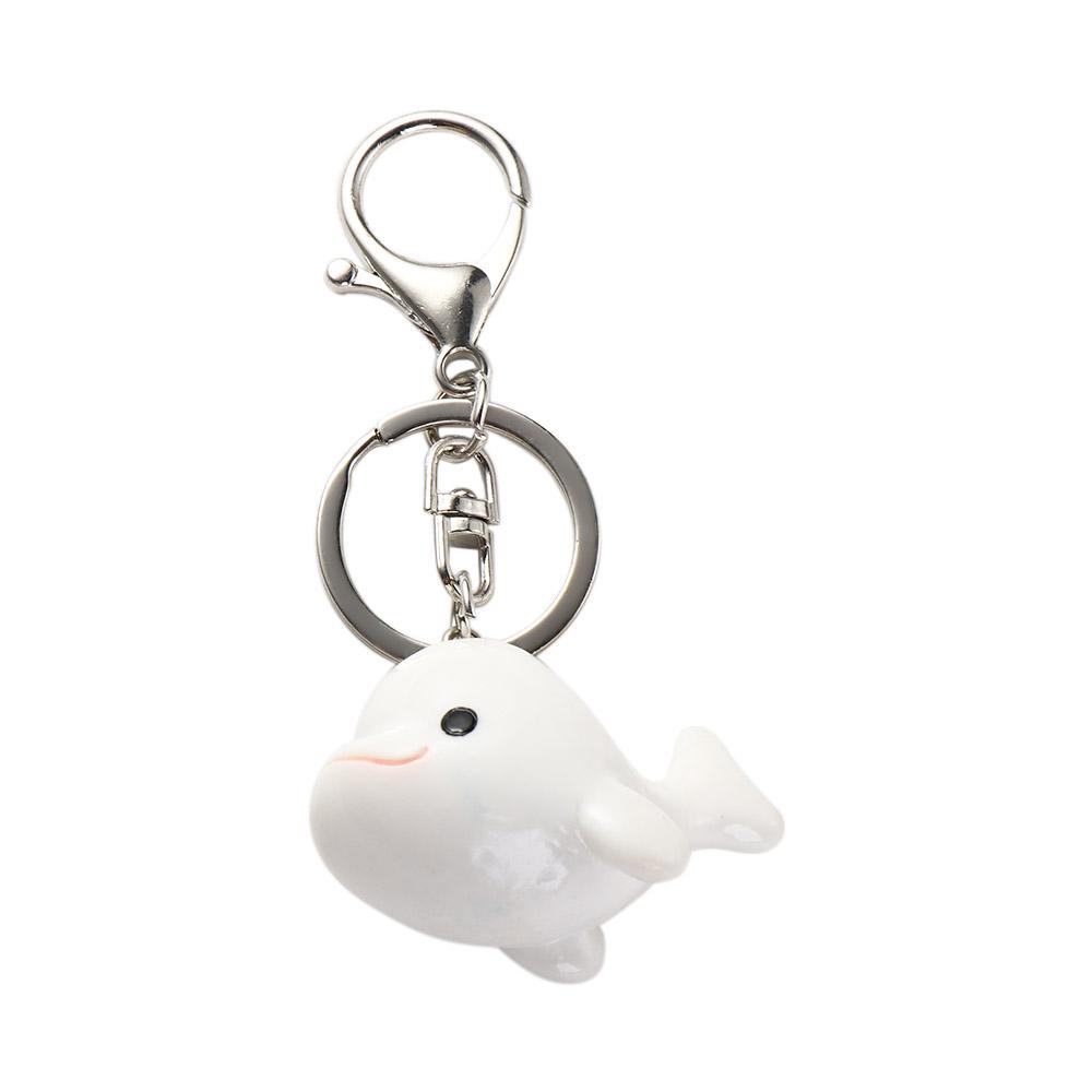Accessories Backpack Pendant Resin Car Key Ring Dolphin Blue Whale Keychain Bag Pendant Keys Holder