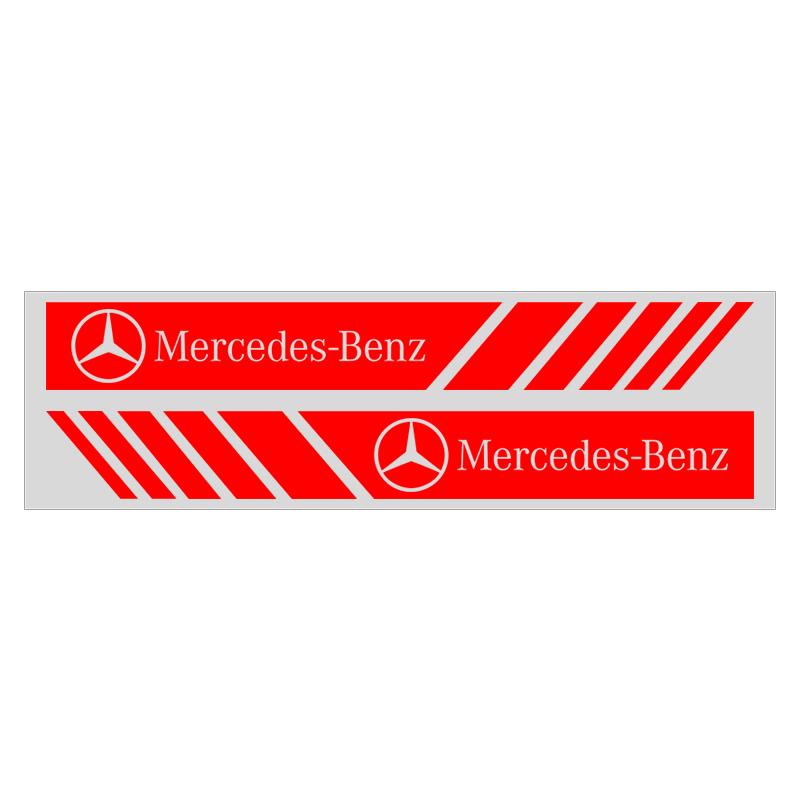 Наклейка на зеркало заднего вида автомобиля Автомобильная наклейка-полоса на боковую часть кузова Декорация для Mercedes Benz AMG GLC GLE CLA W204 W205 W203 W211 W212 W213