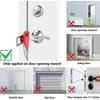 Portable Door Lock Home Security Door Locker Travel Lockdown Locks