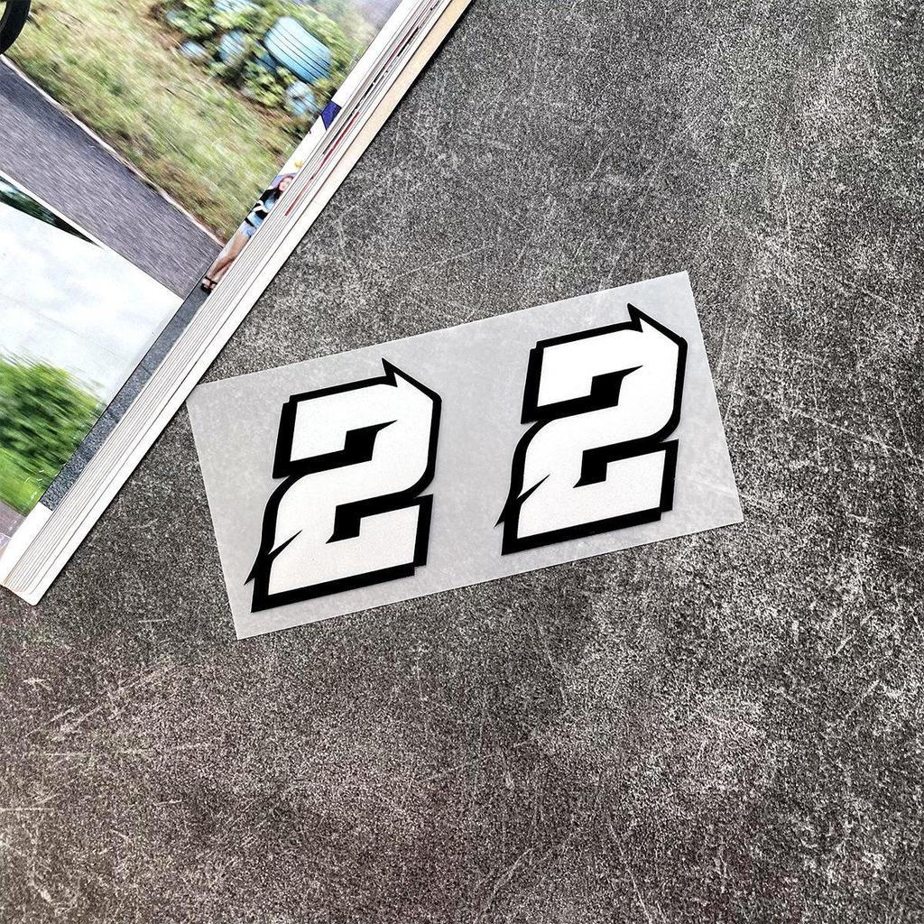 Белые светоотражающие наклейки JDM для автомобиля, водонепроницаемые декоративные чехлы для мотоциклов