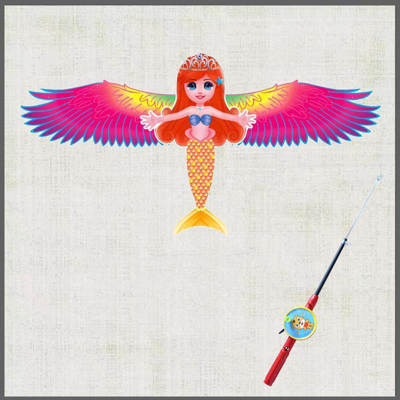 Unique Handcrafted Plastic Kite With Carbon Fiber Frame