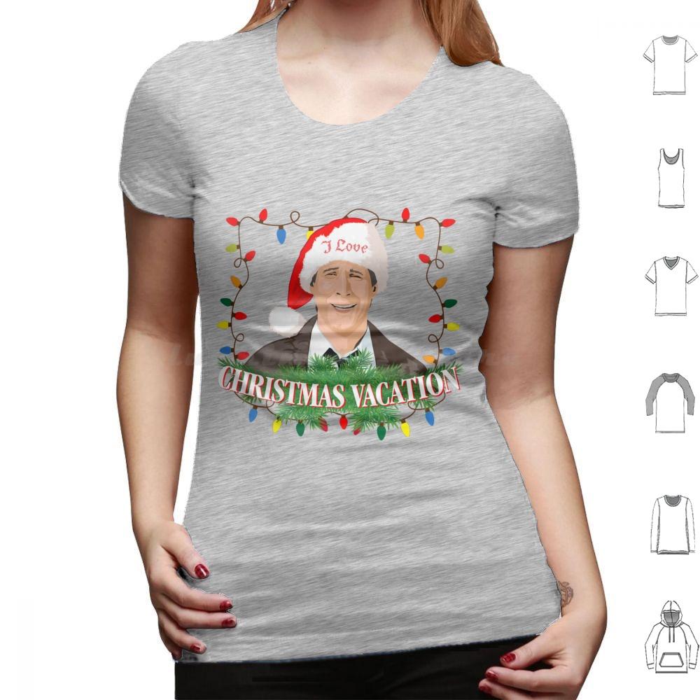 Я люблю рождественские каникулы Футболка 6XL Хлопок Крутая футболка Mos Graphix Чеви Чейз Рождество Рождественские каникулы 80-е Грисуолд Комедия