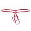 Gay Men Underwear Low Rise Hollow Out G-string T-back Bulge Pouch Thongs