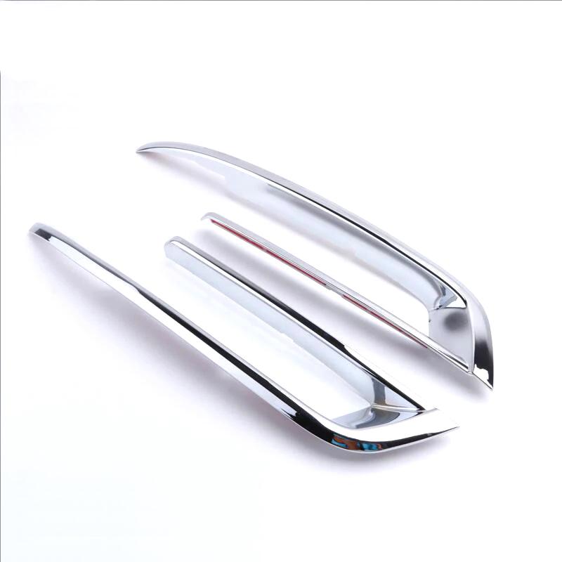 Accessories for BMW 5 Series F10 F18 chrome plated car styling front fog lamp frame modification head fog lamp cover decorative
