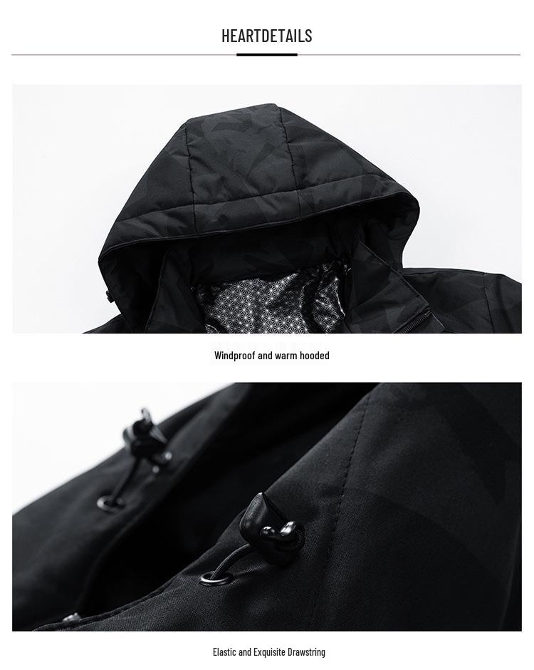 Мужская зимняя легкая пуховая куртка с графеновой подкладкой - Вне сезона, папин стиль, верхняя одежда