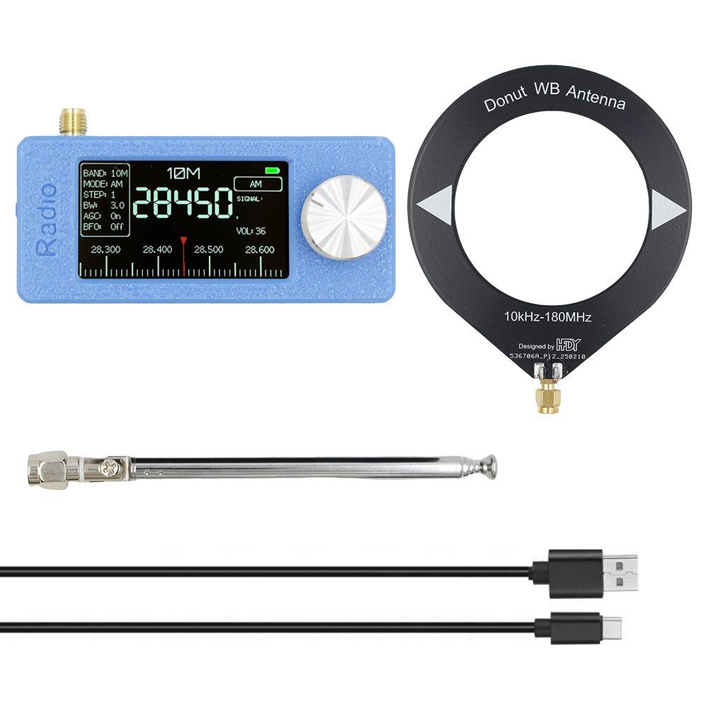 Звукозаписывающее мини-радио SW LW AM FM SSB полнодиапазонный мини-приемник SI4732 DSP радиозапись звука