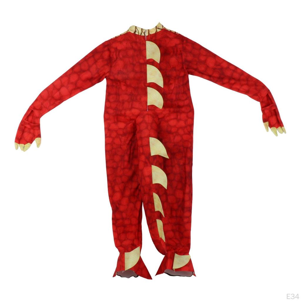 Детский костюм динозавра с хвостом, крыльями и маской, костюм дракона, подарок для детей для сцены