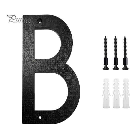 Черные номера домов, буквы с номерами дверей для наружных вывесок, простая установка, пластиковые матовые цифры, буквы, знак для почтового ящика домашнего адреса