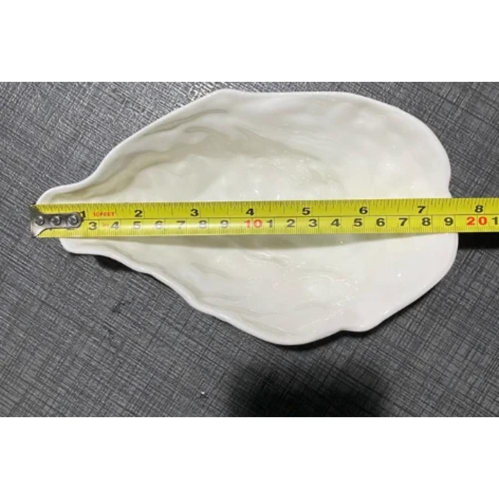 Белая керамическая миска Oyster Гостиничная посуда Обеденная тарелка Фруктовая тарелка Салатница Десертные миски Миски для смешивания холодных закусок Поднос для димсамов