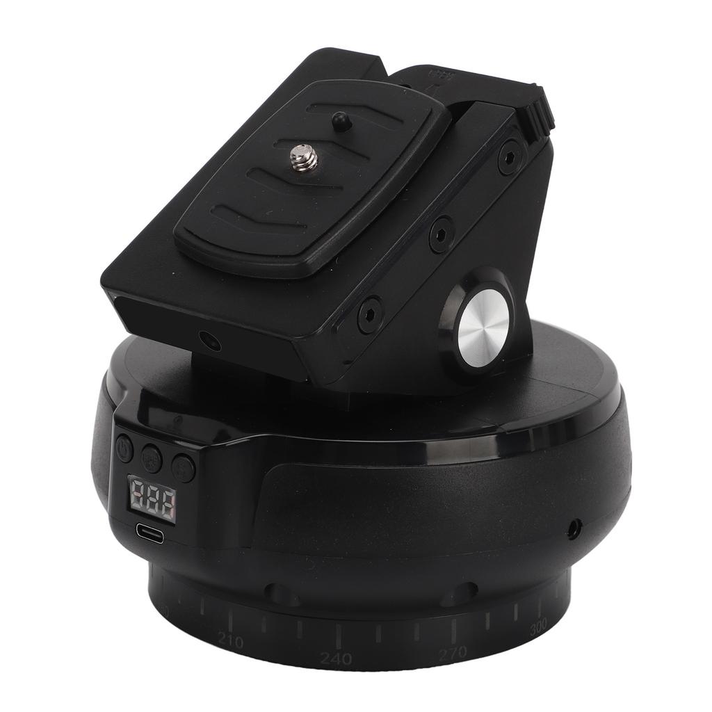 Wireless Remote Control Electric Tripod Head AI Face Tracking Rotating Panoramic Head Smartphone Camera Universal