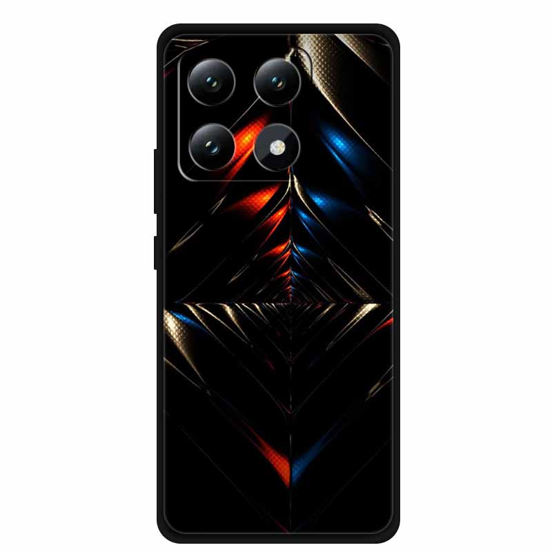 New Cool Phone Case For Xiaomi 14T 5G 6.67'' TPU Black Cover Bumper For Xiaomi 14 T 14T pro Shield Funda Capa Fashion Soft Case