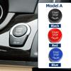 LHD Car Accessories 61319153831 Engine Ignition Start Stop Push Switch OFF Button Cover For BMW X3 X4 Series F25 F26