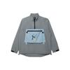 New Era SS22 Куртка с принтом в стиле колор-блок Унисекс куртки Серый 13095698