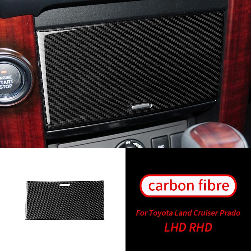 Для Toyota Land Cruiser Prado Gen Мягкий карбоновый рычаг переключения передач, панель управления стеклоподъемником, воздухозаборник, салон автомобиля
